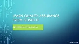 Manual QA: Testing for Beginners - Learn Linux Console Commands - Part 14