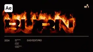 Procedural Fire Tutorial | Create Burning Text in After Effects