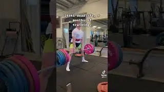 240kg/530lbs deadlift with only 9 months of training