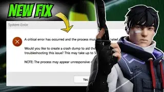 Fix VALORANT CRITICAL ERROR | A Critical Error Has Occurred and Process Must Be TERMINATED