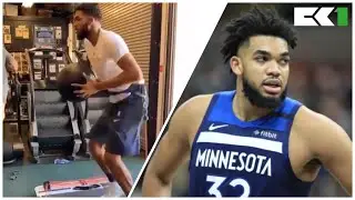 Karl Anthony-Towns Training Using The VERTIMAX | 