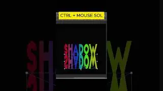 Photoshop İpuçları - Yazı Gölgesi Efekti (Photoshop Tips - Text Shadow Effect)  