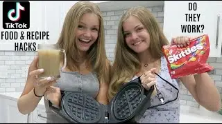 Testing Viral TikTok Food Hacks & Recipes To See If They Work ~ Jacy and Kacy