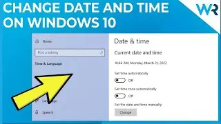 How to change time and date on your windows computer