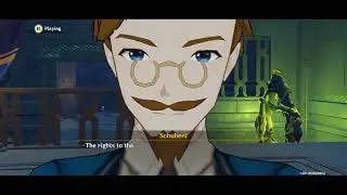 Eula uncle - Schubert Lawrence  interaction with Traveller - Genshin Impact