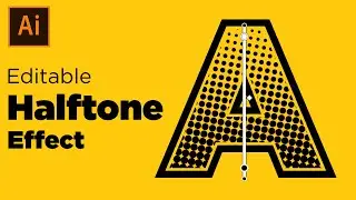 Adobe Illustrator Tutorial - How to Create Halftone Effect in illustrator