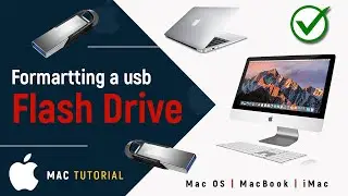 How to Format a USB Flash Drive or External Hard Drive on a Mac OS, MacBook, iMac