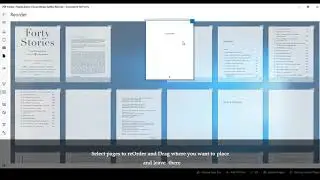 reorder your pdf files or pages