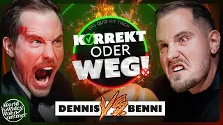 KORREKT oder WEG! (Dennis vs. Benni) - Wer falsch antwortet, wird geboxt! 😵🥊