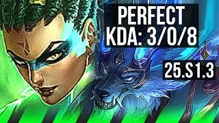 NIDALEE vs WARWICK (JGL) | 3/0/8 | KR Master | 25.S1.3