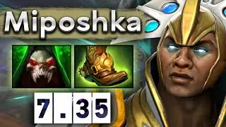 Мипошка на Чене через фарм! - Miposhka Chen 7.35 DOTA 2