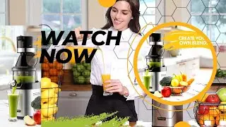 Kuvings CS600 Whole Slow Juicer with BPA Free Components, 24 Hour Operation|| best juicer & blender