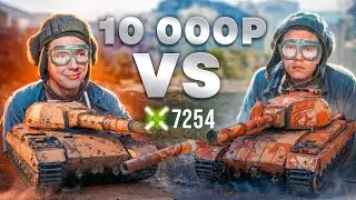 ЖЁСТКАЯ ЗАРУБА ПО УРОНУ НА 10.000 РУБЛЕЙ В WORLD OF TANKS!