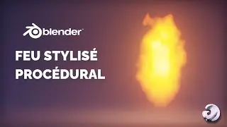 Blender Evee - Matériaux Procéduraux - Feu Stylisé 🔥