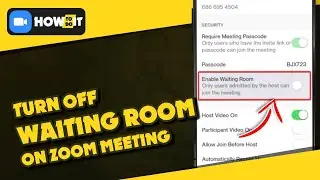 How to turn off waiting room option on zoom 2024 | Skill Wave