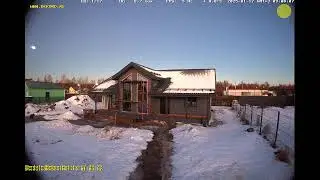 LIVE CAMERA г. Санкт-Петербург, Торики. Cтроительство каркасного дома от компании «DEKORD»