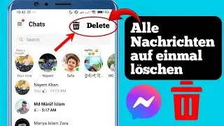 So löschen Sie alle Ihre Nachrichten im Facebook Messenger auf einmal 2024 | Alle Chats im Messenger