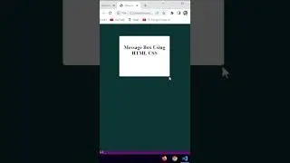 How to convert div tag into message box shape using HTML , CSS