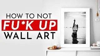 5 COMMON WALL ART MISTAKES EVERYONE MAKES! 🖼️ (easily fixable!)