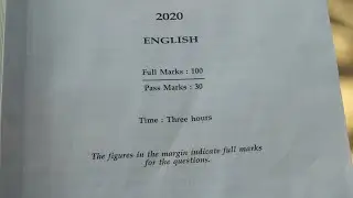 HS Final exam 2020 English paper questions answers||HS Final English paper solution