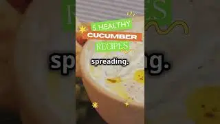 Social Media Posting | 5 Easy Cucumber Recipes You Need to Try!