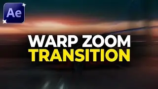 Warp Zoom out Transition Tutorial in After Effects