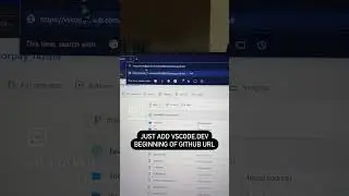 Open Any GitHub repository in vscode editor UI without cloning 