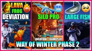 ONCE HUMAN WINTER PHASE 2 FIND LAVA FROG,DIGGY DEVIATION & LARGE FISH LOCATIONS! M416 SILO PRO MODE😱