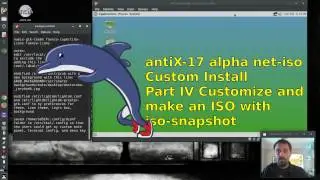 Build a Custom antiX-mate install, Part V - make your own custom iso with iso-snapshot