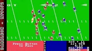 4th and Inches © 1988 Accolade - PC DOS - Gameplay