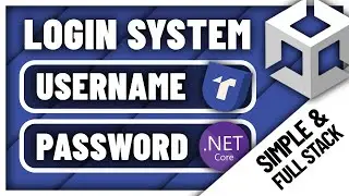 Make a LOGIN SYSTEM for your UNITY GAME | Full Stack Unity & ASP Tutorial