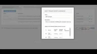 Apply transcoding scenario to multiple servers: Nimble Streamer Transcoder UI sneak preview