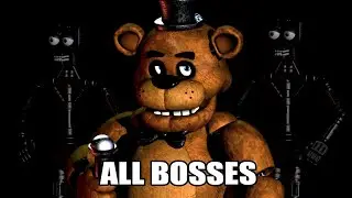 Five Nights at Freddy's - All Bosses & Ending | Full Game