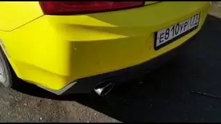 Chevrolet Camaro звук выхлопа 2 литра турбо