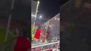 United fans cap robbed | Camp Nou, Barcelona