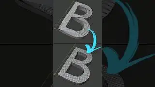 Blender fix bad topology on text with Remesh modifier 