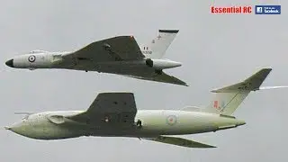 LARGEST RC Avro Vulcan & Victor Bomber turbine jets FLY TOGETHER