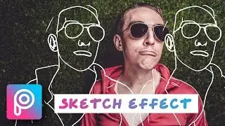 New Quick and Easy Outline Drawing with Sketch Effect in Picsart