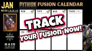 New Fusion Calendar and Checklist!  Raid: Shadow Legends
