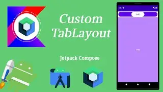 How to Implement Custom TabLayout in Jetpack Compose | Android | Kotlin | Make it Easy