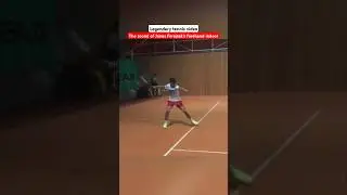 🔊 The sound of Jonas Forejtek's forehand indoor few years ago (Former world No 1 junior) #tennis