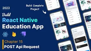 #15 Build a React Native Education App : Strapi Post Api Call