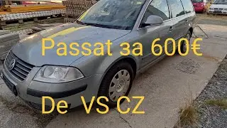 Пассат за 600€ в Германии и Чехии.  Где хуже? Бонус что немцы оставляют в машине при продаже.