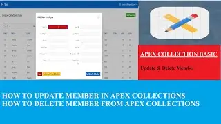 Oracle Apex Collections- Part 2