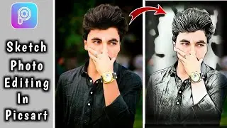 How To Make Pencil Sketch In PicsArt App 2023 || Photo Convert To Pencil Sketch In Mobile Phone