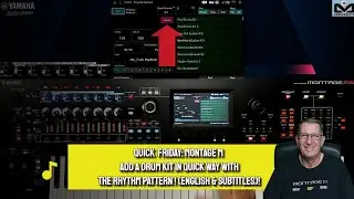 Quick Friday | Rhythm Pattern: add quickly a Drum Kit to your performance (English & subtitles)