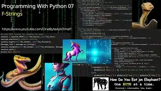 Programming With Python 07: F-Strings