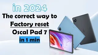 hard reset blackview oscal pad 7