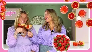 Strawberry shortcake martini & fluffy pepertjes dip 🍸🌶️ | Met Nicole | Babbelhap s01e07 | KOOKSHOW