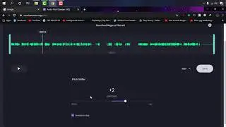 How to Change Pitch of Audio Online - Pitch Correction for Flat/Cartoonic Sound or Voice